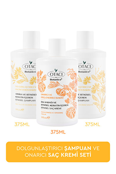 Otacı Botanics + Dolgunluk & Hacim Veren Bakım - Arnika ve Bitkisel Keratin İ...