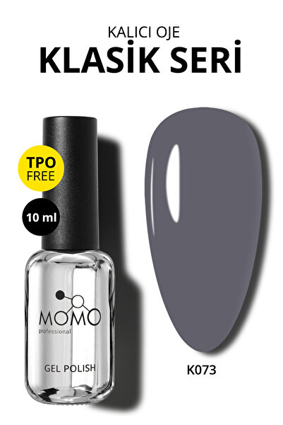 MOMO professional Kalıcı Oje K073 Koyu Füme 10 ml