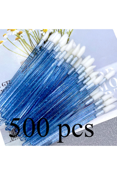 Choice7 500 قطعة من فرشاة الشفاه CBlue للاستخدام مرة واحدة، 100/500 قطعة، لإز...