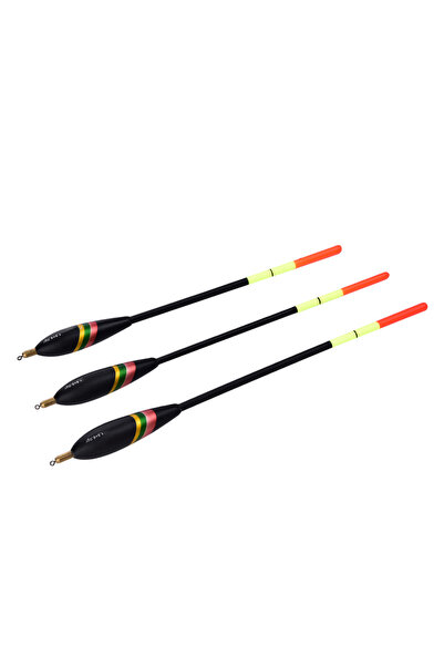 Choice 3pcs 1.5+6g 1.5+5g 1.5+4g Wooden Fishing Floats Set Bobbers Tackle Acc...