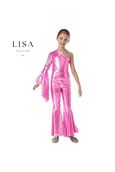 LISAKOSTUM LISA-CL005 Latin Dans Kız Çocuk Kostüm