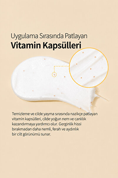 [DAYCELL] Dr.VITA⁺ Dr.VITA+ Vitamin Cleansing Foam - E Vitamini Kapsüllü Köpük 100 ml
