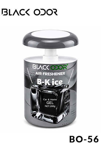 Black Odor BO-56 B-K Ice Gel Air Freshener 200g for Car, Home & Office, Long ...