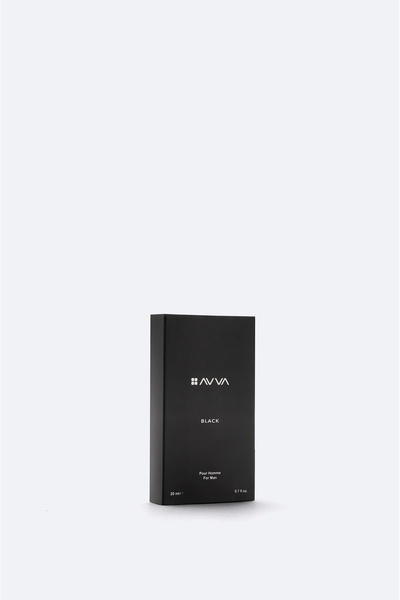 Avva Black 20 ml Hediye Kutulu Erkek Cep Parfümü B009115