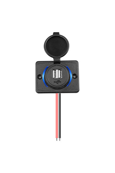 choice2 Dual USB 3.1A QC3.0+18WPD Car Charger Dual USB Adapter Round Shape Wa...