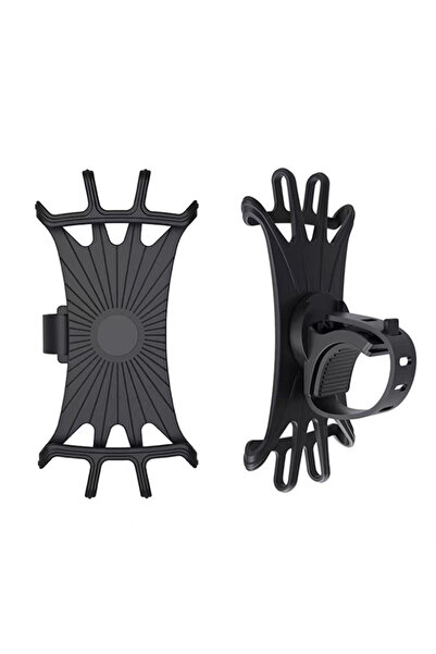 Choice Black 360 Rotatable Bicycle Phone Holder Shock Absorbing Motorcycle St...
