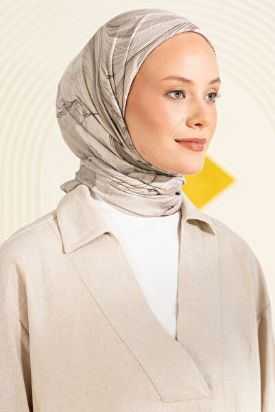 JAWEL Marbled Patterned Wrinkled Textured Soft Scarf Maryas