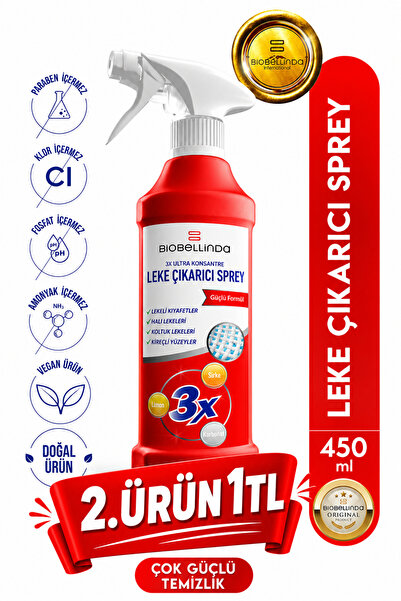 BioBellinda 3x Ultra Konsantre Leke Çıkarıcı Sprey 450 ml