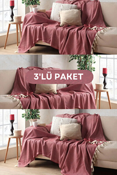 Miracolo Home Cotton Sofa Cover Set - 3 Piece Set - Non-Slip Design Suitable ...