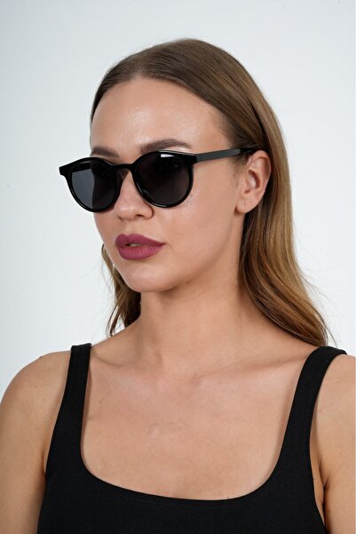 Olivier Philippe Black Round Sunglasses