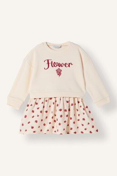 DeFacto Long Sleeve Dress Baby Girl I3589A526Wn