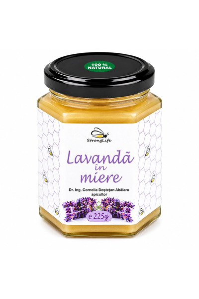 Strong Life Lavanda in miere - 225g by Dr. Ing. Cornelia Dostetan Abalaru api...