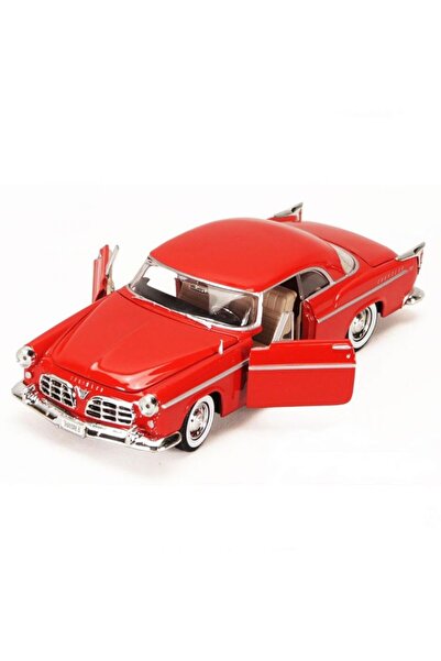Motor Max MotorMax Chrysler C300 1955 Model Diecast Araba Kırmızı 1:24