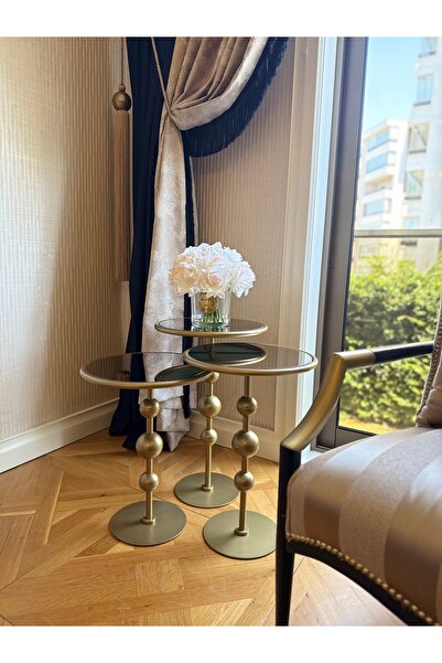 Esey Luxury Galaxy 3lü Zigon Sehpa