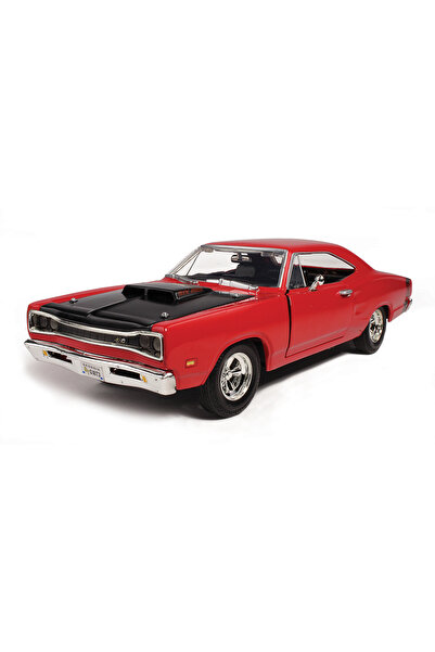 Motor Max MotorMax 1969 Dodge Coronet Super Bee 1/24 Kırmızı Model Araba