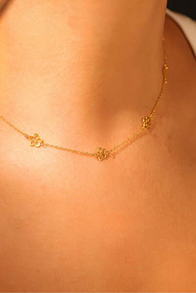 Jewellery Turk 14 Ayar Papatya Kolye