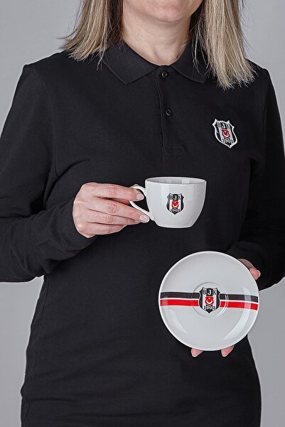 Neva N3426 Lisanslı Beşiktaş Arma 2'li Çay Fincan Takımı