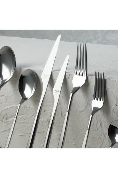 Aryıldız Qubra Prestige Matte 84 Piece Cutlery Set for 12 Persons