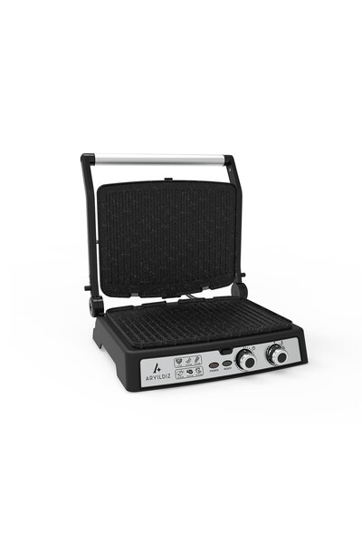 Aryıldız Multi Grill 2000W Döküm Tost ve Izgara Makinesi İnox