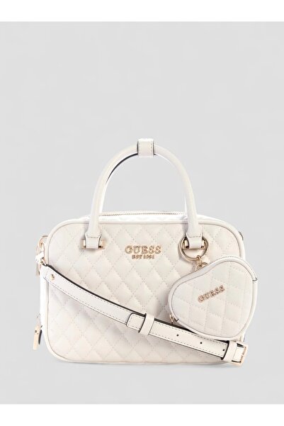 Guess Women's Shoulder Bag Qg989405-Offwhite