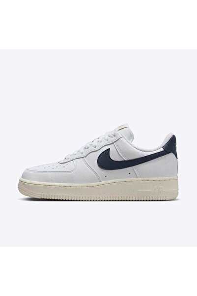 Nike W AIR FORCE 1 '07 NN WEISS/ OBSIDIAN-HELLES ELfenbein-METALLISCHES GOLD