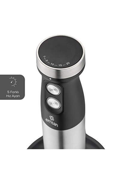Emsan Gusto 3in1 Blender Seti Inox 1200W