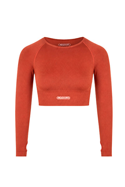 PEACH FIT Tricou de damă 505643355-BAKED-CROP