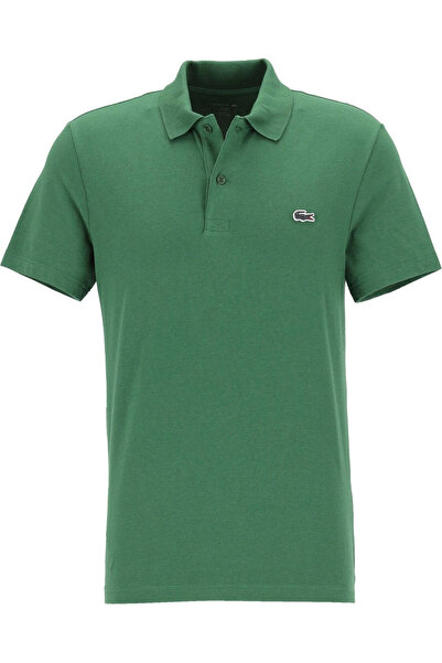 Lacoste Zelené pánské tričko Polo Neck