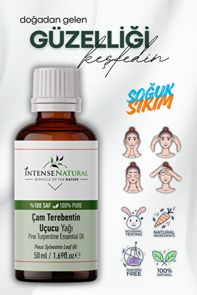 Intense Natural 50 ml 100% Pure and Natural Pine Turpentine Essential Oil - P...