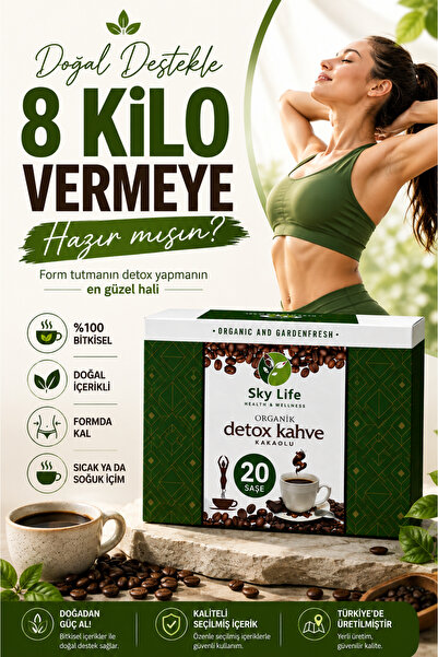 Sky Life Health & Wellness Detox Form kahve zayıflamak kilo.verme