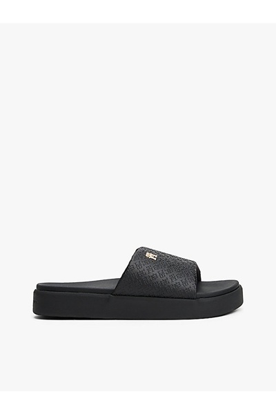 Tommy Hilfiger Women's Platform Monogram Poolslide Slippers