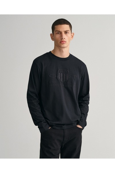 Gant Long-Sleeved Shirt Tonal Shield
