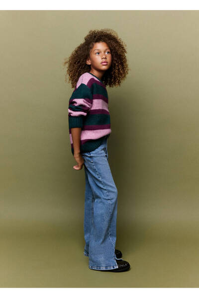 MANGO Kids Dikiş detaylı flare jean