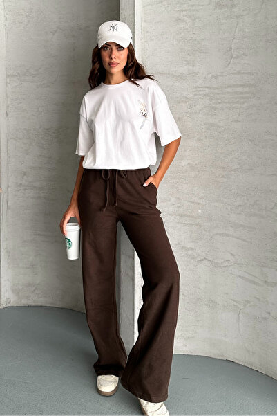 macharel jeans Soft Textured Lace-Up Comfortable Pants