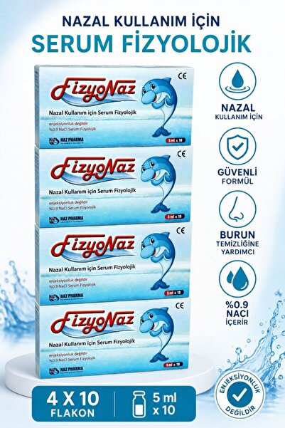 Jenbol Fizyonaz Fizyolojik Serum 5 ml X 40 Flakon