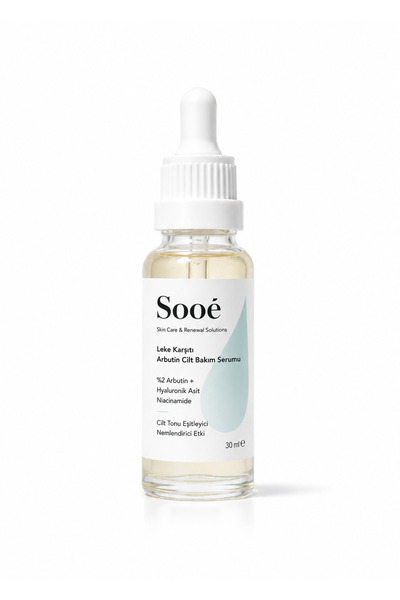 Sooê Leke Karşıtı Arbutin Cilt Bakım Serum (arbutin %2 + Hyaluronic Acid) 30 ml