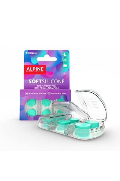 Alpine Silikon Kulak Tıkacı 6’lı 28 dB Ses Azaltıcı Uyku Yüzme Gürültü Önleyici