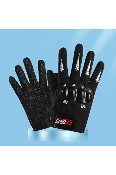 choice2 full black Cycling Kids Gloves for Boys Girls Hard Shell Protective G...