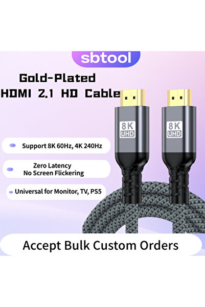 Choice1 3m HDMI 2.1 Cable 8K 60Hz 4K 240Hz 48Gbps Ultra High Speed HDR for HD...