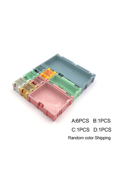 Choice 9PCS 9pcs/set SMD Container SMT IC Electronic Component Mini Storage B...
