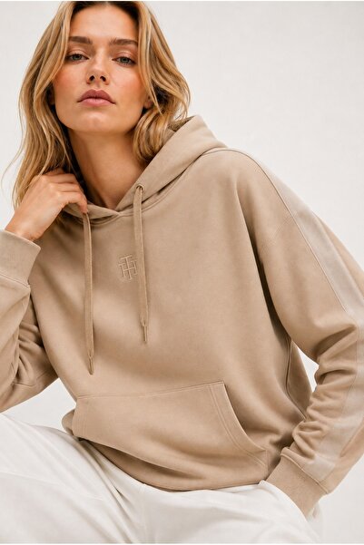 Tommy Hilfiger Interlok Woven Relaxed Cut Logo Sweatshirt