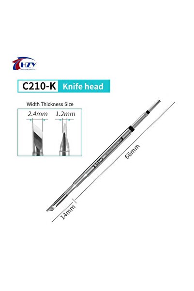 Choice3 C210-K HZY C210 Series Soldering Iron Tips C210-K/SK/I/IS/D/C/B/S/KU/...