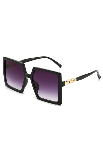 Choice4 Gradient Grey New Trendy Large-frame Gradient Lens Sunglasses, Fashio...