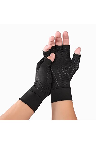 Choice S black Wrist Support Arthritis Gloves Magnetic Anti Health Compressio...