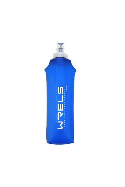 Choice dark blue-500ml 1pc150ml/250ml/500ml Outdoor Collapsible Silicone Bite...