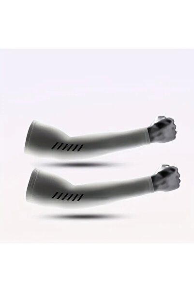 Choice XL Gray 1 Pair Men's Lightweight Breathable Cooling Sports Sleeves Ice...