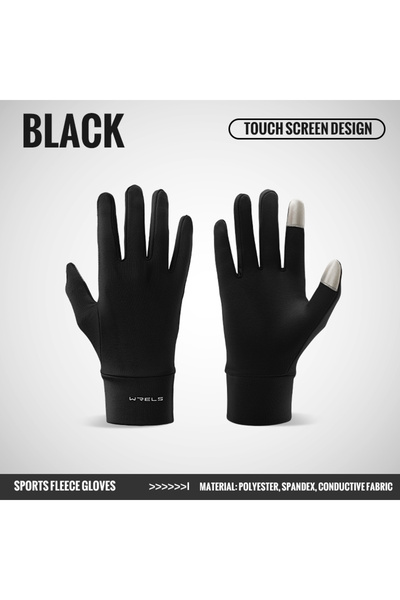 Choice L/XL black Cycling Gloves Breathable Anti-Slip Thermal Gloves Touch Sc...