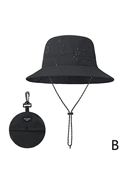 Choice4 black Outdoor Fisherman Hat Women Summer Sun Anti-UV Protection Campi...