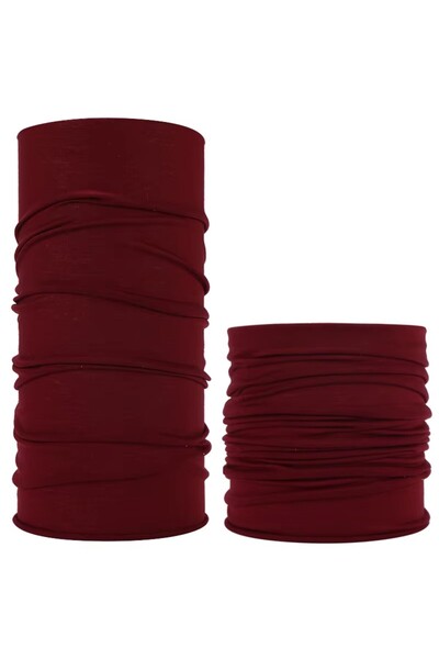Choice7 wine red Solid Color Outdoor Face Shield Pure Army Green Neck Warmer ...