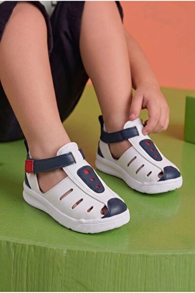 Nstil Boy's Baby Daily Summer Sandals Navy Blue White 195